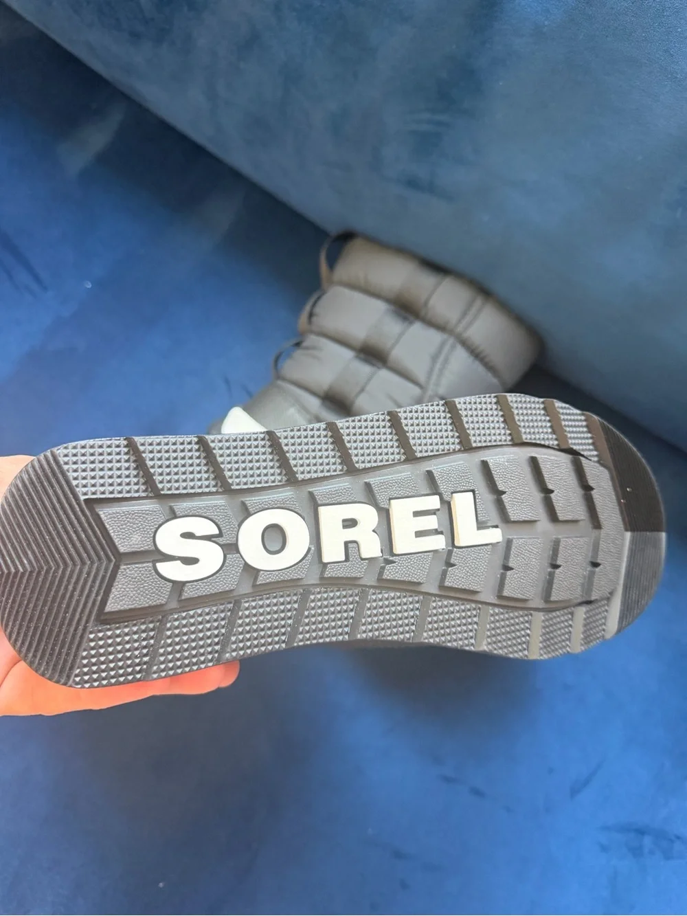 Sorel Kids Black and White Puffy Winter Boot. New.
